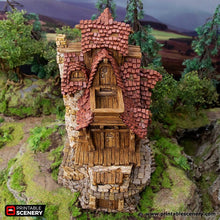 Load image into Gallery viewer, The Hunters Lodge - Hagglethorn Hollow Printable Scenery 15mm 20mm 28mm 32mm 37mm Wargaming Terrain D&amp;D DnD Hunter&#39;s Lodge