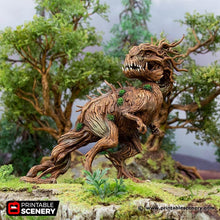 Load image into Gallery viewer, Tree-Rex - Hagglethorn Hollow Printable Scenery Wargaming D&amp;D DnD Tyrannosaurus T-Rex Tree Rex