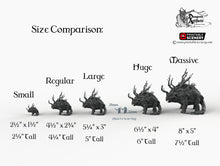 Load image into Gallery viewer, Treeceratops - Hagglethorn Hollow Printable Scenery Wargaming D&amp;D DnD Triceratops