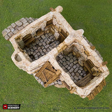 Load image into Gallery viewer, The Fisherman&#39;s Hut - Hagglethorn Hollow Fishermans Hut Fishermens Hut Printable Scenery 15mm 20mm 28mm 32mm 37mm Terrain D&amp;D DnD