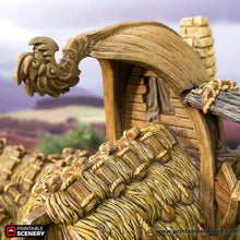 Load image into Gallery viewer, The Fisherman&#39;s Hut - Hagglethorn Hollow Fishermans Hut Fishermens Hut Printable Scenery 15mm 20mm 28mm 32mm 37mm Terrain D&amp;D DnD