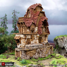 Load image into Gallery viewer, The Hunters Lodge - Hagglethorn Hollow Printable Scenery 15mm 20mm 28mm 32mm 37mm Wargaming Terrain D&amp;D DnD Hunter&#39;s Lodge