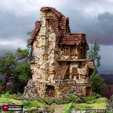 Load image into Gallery viewer, The Hunters Lodge - Hagglethorn Hollow Printable Scenery 15mm 20mm 28mm 32mm 37mm Wargaming Terrain D&amp;D DnD Hunter&#39;s Lodge