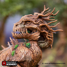 Load image into Gallery viewer, Tree-Rex - Hagglethorn Hollow Printable Scenery Wargaming D&amp;D DnD Tyrannosaurus T-Rex Tree Rex