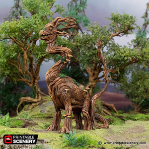 Brackenosaurus - Hagglethorn Hollow Printable Scenery Wargaming D&D DnD Brachiosaurus