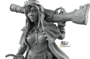 Brumhilda - Dwarven Hunter and Ranger - Dungeon Master Stash DM Miniatures Games D&D DnD Hunter