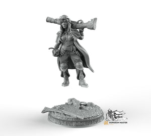 Brumhilda - Dwarven Hunter and Ranger - Dungeon Master Stash DM Miniatures Games D&D DnD Hunter