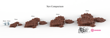 Load image into Gallery viewer, Lava Pools - 3DHexes Wargaming Terrain D&amp;D DnD