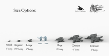Load image into Gallery viewer, Dire Crocodile - Wargaming Miniatures Monster Rocket Pig Games D&amp;D, DnD