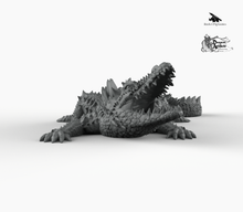 Load image into Gallery viewer, Dire Crocodile - Wargaming Miniatures Monster Rocket Pig Games D&amp;D, DnD
