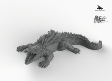 Load image into Gallery viewer, Dire Crocodile - Wargaming Miniatures Monster Rocket Pig Games D&amp;D, DnD