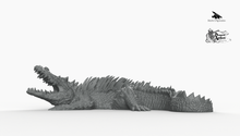 Load image into Gallery viewer, Dire Crocodile - Wargaming Miniatures Monster Rocket Pig Games D&amp;D, DnD
