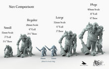 Load image into Gallery viewer, Two-Headed Ogre - Ettin - Wargaming Miniatures Monster Rocket Pig Games D&amp;D, DnD