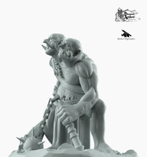 Load image into Gallery viewer, Two-Headed Ogre - Ettin - Wargaming Miniatures Monster Rocket Pig Games D&amp;D, DnD