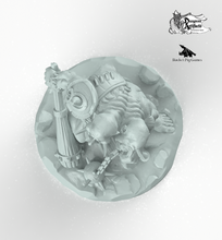 Load image into Gallery viewer, Two-Headed Ogre - Ettin - Wargaming Miniatures Monster Rocket Pig Games D&amp;D, DnD