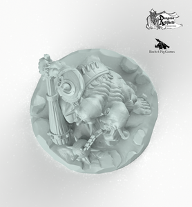 Two-Headed Ogre - Ettin - Wargaming Miniatures Monster Rocket Pig Games D&D, DnD
