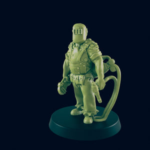 Chop Shop Mechanic - Beyond the Badlands - EC3D - Wasteland Terrain Wargaming D&D DnD 25mm 28mm 32mm 40mm 54mm 75mm