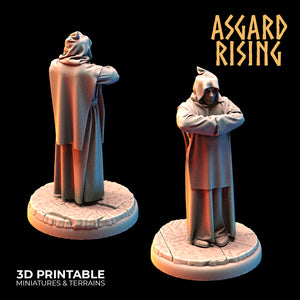 Monk Set - Monks Friars Regular Canons - Asgard Rising Miniatures - Wargaming D&D DnD