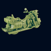 Load image into Gallery viewer, Cruiser Motorcycle - Beyond the Badlands - EC3D - Wasteland Terrain Wargaming D&amp;D DnD 15mm 20mm 25mm 28mm 32mm 40mm 54mm 75mm