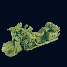 Load image into Gallery viewer, Cruiser Motorcycle - Beyond the Badlands - EC3D - Wasteland Terrain Wargaming D&amp;D DnD 15mm 20mm 25mm 28mm 32mm 40mm 54mm 75mm