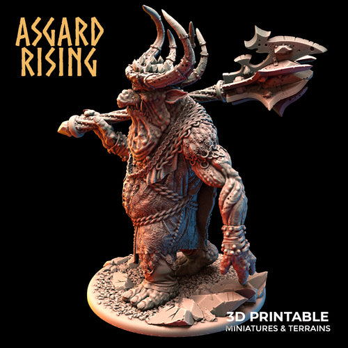 Mountain King, Mighty Ruler of the Troll-folk - Asgard Rising Miniatures - Wargaming D&D DnD