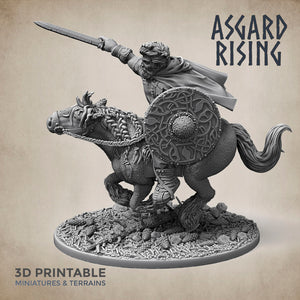 Norse Viking Rider Warband Set - Asgard Rising Miniatures - Wargaming D&D DnD