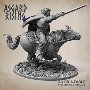 Norse Viking Rider Warband Set - Asgard Rising Miniatures - Wargaming D&D DnD