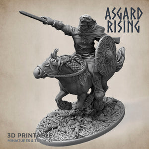 Norse Viking Rider Warband Set - Asgard Rising Miniatures - Wargaming D&D DnD
