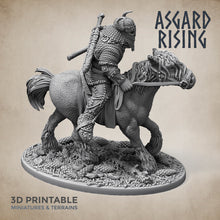 Load image into Gallery viewer, Norse Viking Rider Warband Set - Asgard Rising Miniatures - Wargaming D&amp;D DnD