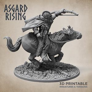 Norse Viking Rider Warband Set - Asgard Rising Miniatures - Wargaming D&D DnD