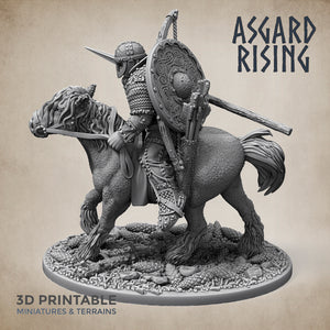 Norse Viking Rider Warband Set - Asgard Rising Miniatures - Wargaming D&D DnD