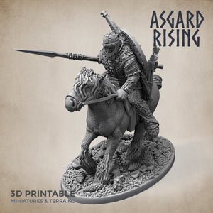 Norse Viking Rider Warband Set - Asgard Rising Miniatures - Wargaming D&D DnD