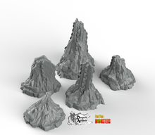 Load image into Gallery viewer, Hell Rocks - Fantastic Plants and Rocks Vol. 2 - Print Your Monsters - Wargaming D&amp;D DnD