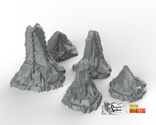 Load image into Gallery viewer, Hell Rocks - Fantastic Plants and Rocks Vol. 2 - Print Your Monsters - Wargaming D&amp;D DnD