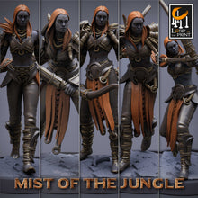 Load image into Gallery viewer, Amazon Light Soldier Archer Squadron - Mist of the Jungle - Lord of the Print - Wargaming D&amp;D DnD