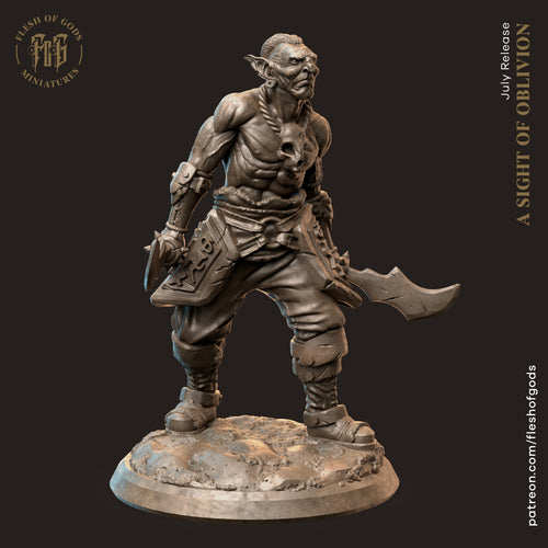 Serious Goblin - A Sight of Oblivion - Flesh of Gods Wargaming D&D DnD
