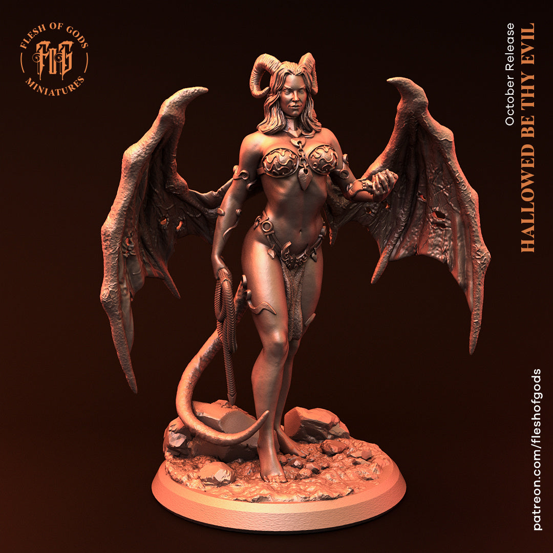 Succubus Demon - Hallowed Be Thy Evil - Flesh of Gods Wargaming D&D DnD