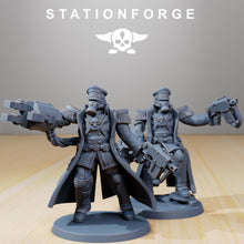 Load image into Gallery viewer, Grim Guard Officers - StationForge - Wargaming D&amp;D DnD