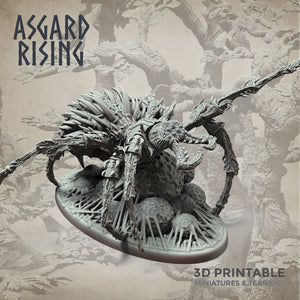 Giant Spider Modular Set - Asgard Rising Miniatures - Wargaming D&D DnD