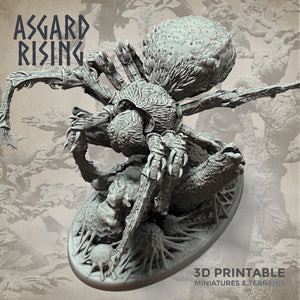 Giant Spider Modular Set - Asgard Rising Miniatures - Wargaming D&D DnD