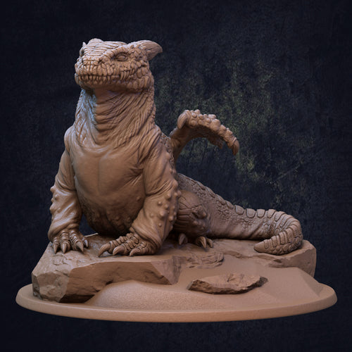 Desert Burrower Dragon - Desert Burrower and Trapper Pack - Dragon Trapper's Lodge Wargaming D&D DnD