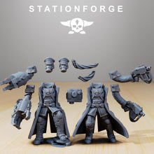 Load image into Gallery viewer, Grim Guard Officers - StationForge - Wargaming D&amp;D DnD