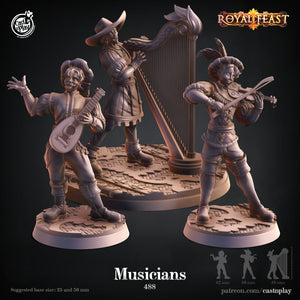 Musicians - Royal Feast - CastNPlay Wargaming D&D DnD