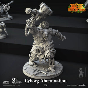 Cyborg Abomination - Insane Inventions - CastNPlay Wargaming D&D DnD