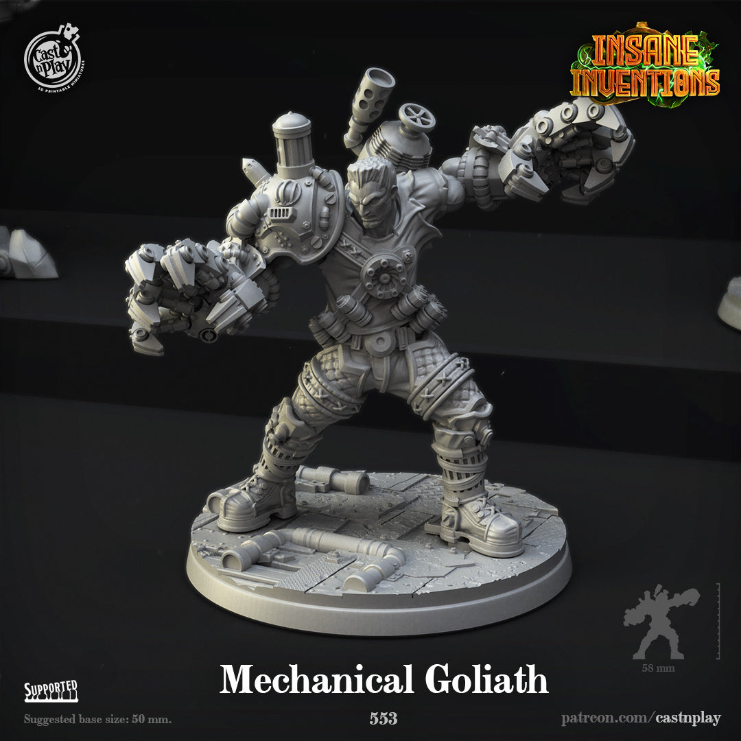 Mechanical Goliath - Insane Inventions - CastNPlay Wargaming D&D DnD