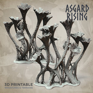 Craterellus Fungi Forest Set - Asgard Rising Miniatures - Wargaming D&D DnD