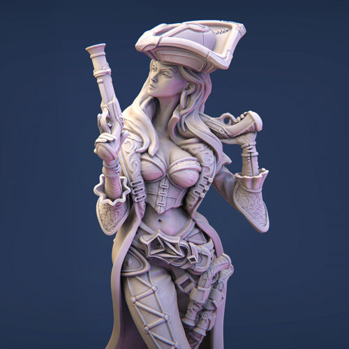 Anne the Pirate Captain - Nerikson - Wargaming D&D DnD