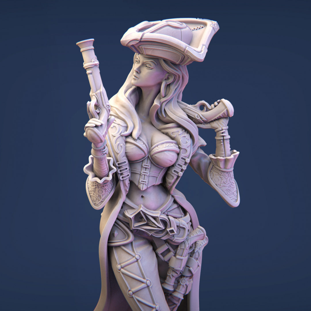 Anne the Pirate Captain - Nerikson - Wargaming D&D DnD