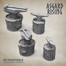 Load image into Gallery viewer, Blacksmith&#39;s Forge - Asgard Rising Miniatures - Wargaming D&amp;D DnD