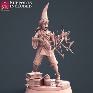 Apprentice Set - STL Miniatures - Wargaming D&D DnD
